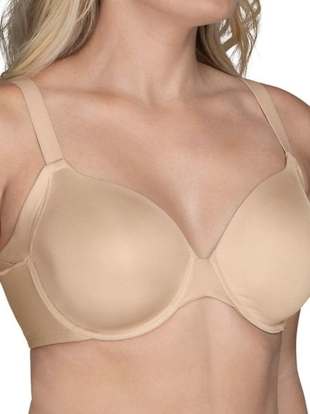 Vanity Fair Beauty Back Side Smoother Full Figure Bra Neutral 36D